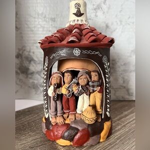 Handmade Peru Pottery‎ Four Member Band Chiminea